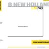 New Holland LM1440, LM740 Telehandlers Service Manual