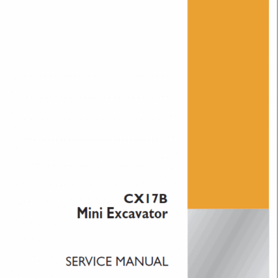 Cart Case Cx17b Excavator Service Repair Manual