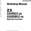 Hitachi ZX225USLC-5B and ZX225USRLC-5B ZAXIS Excavator Repair Manual