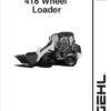Gehl 418 Wheel Loader Operators and Parts Manual