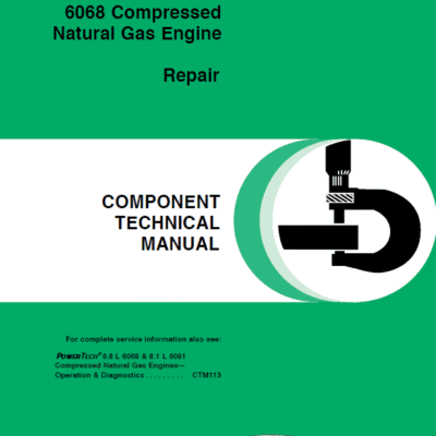 John Deere PowerTech 6.8L 6068 Natural Gas Engines Technical Manual