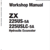 Hitachi ZX225US-5A and ZX225USLC-5A ZAXIS Excavator Repair Manual