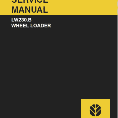 Cart New Holland LW230.B Wheel Loader Service Manual