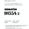 Komatsu D155a-2 Dozer Bulldozer Service Repair PDF Manual