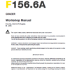 New Holland F156.6 and F156.6A Grader Service Manual