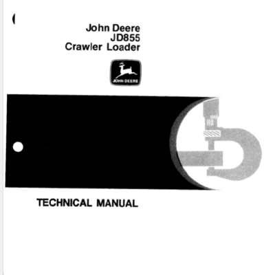 John Deere 855 Crawler Loader Service Manual