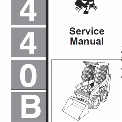 Cart Bobcat 440B Skid-Steer Loader Service Manual