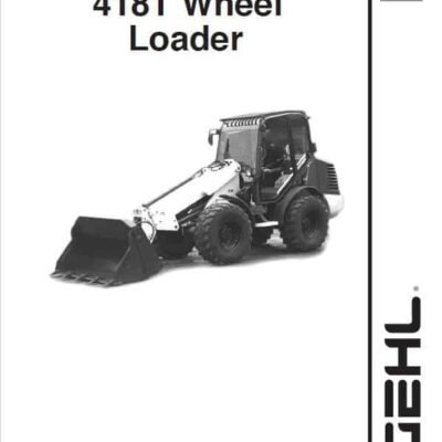 Cart Gehl 418T Wheel Loader Operators and Parts Manual