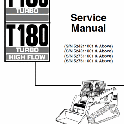 Cart Bobcat T180 Turbo, T180 Turbo High Flow Loaders Service Manual