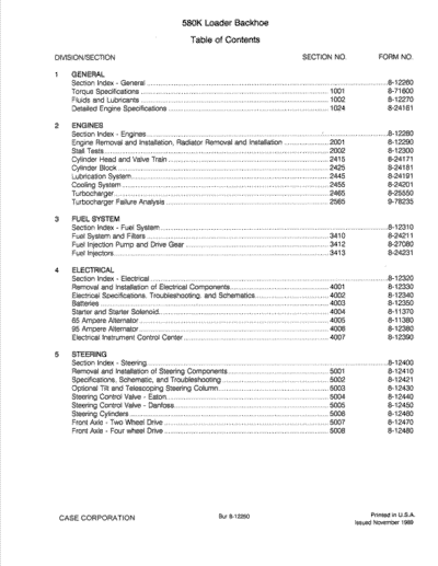 Case 580k Phase 3 Backhoe Loader Service Repair Manual - Image 3