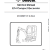 Bobcat E14 Excavator Repair Service Manual