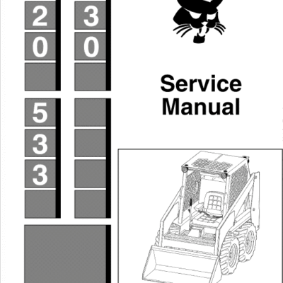 Cart Bobcat 520, 530 and 533 Skid-Steer Loader Service Manual