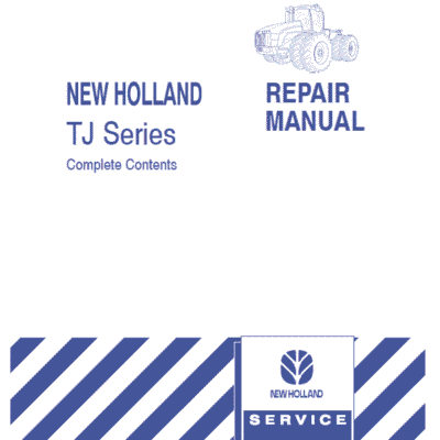 Cart New Holland TJ275, TJ325, TJ375, TJ450 Tractors Service Manual