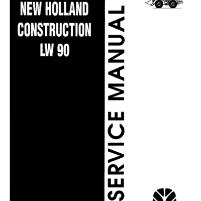 Cart New Holland LW90 Wheel Loader Service Manual