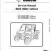 Bobcat 3600 Toolcat Utility Vehicle Service Repair Manual