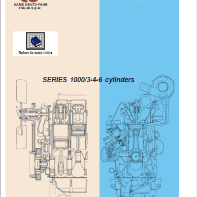 DEUTZ Engine Euro 2 Series 1000 Service Manual