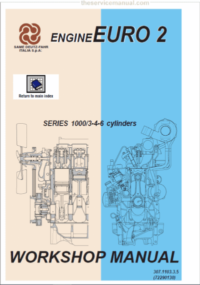 DEUTZ Engine Euro 2 Series 1000 Service Manual