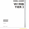 New Holland W190B Tier 3 Wheel Loader Service Manual
