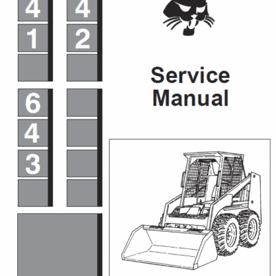 Cart Bobcat 641, 642 and 643 Skid-Steer Loader Service Manual