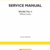 New Holland W230C Tier 4 Wheel Loader Service Manual