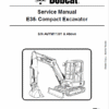 Bobcat E35i Excavator Repair Service Manual