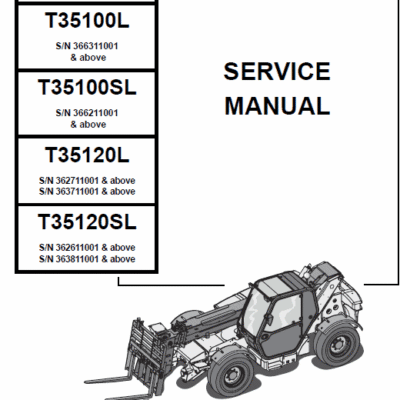Cart Bobcat T35100, T35100S, T35100L, T35100SL, T35120L, T35120SL Telescopic Manual
