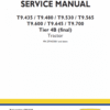 New Holland T9.600, T9.645, T9.700 Tractor Service Manual