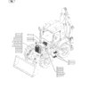 Case 580N Tier IV A (4A) Tractor Loader Backhoe Parts Manual
