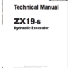 Hitachi Zaxis ZX19-6 Mini Excavator Service Repair Manual