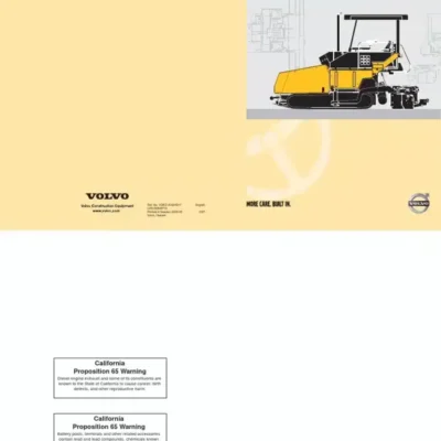 Volvo ABG 225-325 Operator Manual