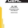 Gehl AL 140 Articulated Loader Repair Service Manual