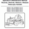 Bobcat TR35160 TR40250 Telescopic Service Manual Download