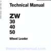 Hitachi ZW30, ZW40, ZW50 Wheel Loader Service Repair Manual