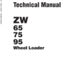 Hitachi ZW65, ZW75, ZW95 Wheel Loader Service Repair Manual