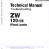 Hitachi ZW120-5B Wheel Loader Service Repair Manual