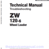 Hitachi ZW120-6 Wheel Loader Service Repair Manual