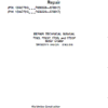 John Deere 770G, 770GP, 772G, 772P Grader Repair Service Manual