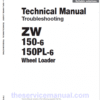 Hitachi ZW150-6 Wheel Loader Service Repair Manual