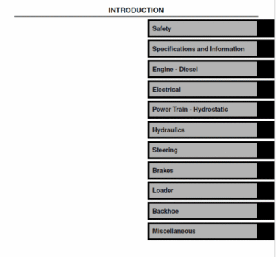 John Deere 110 Tractor Loader Backhoe Service Manual TM1987 - Image 2