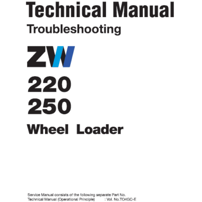 Cart Hitachi ZW220, ZW250 Wheel Loader Service Repair Manual