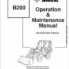Bobcat B200 Loader Service Repair Manual