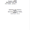 John Deere 605K Crawler Loader Service Manual
