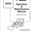 Bobcat B250 Loader Service Repair Manual