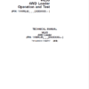 John Deere WL53 4WD Loader Repair Technical Manual