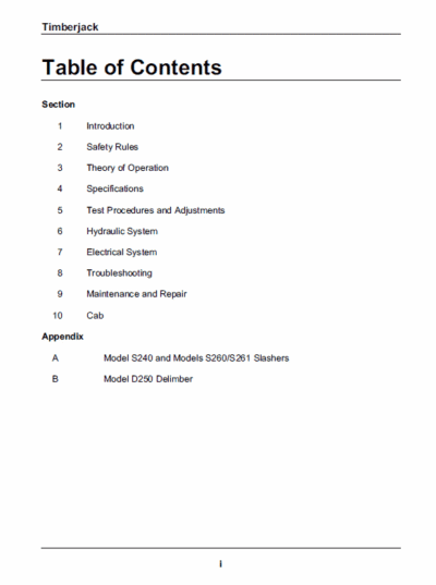John Deere 330B, 430B Log Loader Repair Technical Manual - Image 3