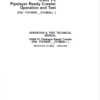 John Deere 1050K PL Pipelayer Crawler Dozer Service Manual