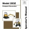 Gehl GE 283Z Compact Excavator Repair Service Manual