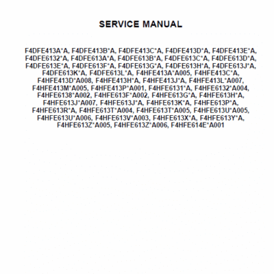 NEF Tier 4A Interim and Stage IIIB Engine Service Manual