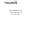 John Deere CT322 Compact Loader Repair Technical Manual