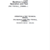 John Deere 310L Backhoe Loader Repair Services Manual SN